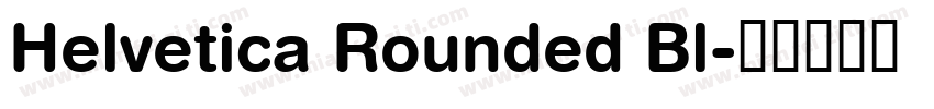 Helvetica Rounded Bl字体转换
